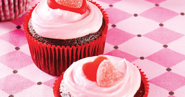 Glaçage de cupcakes à la framboise