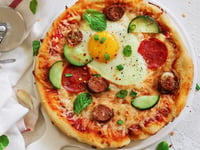 Photo de la Recette: Pizza Déjeuner