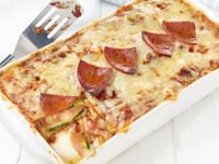 Photo de la Recette: LASAGNE DE COURGETTES ET PEPPERONI