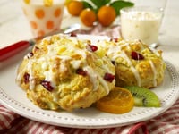 Photo de la Recette: Scones aux Poires et aux Canneberges