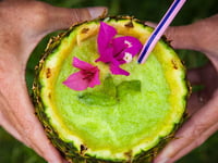 Photo de la Recette: Smoothie Mojito à L’ananas Menthe et Noix de Coco