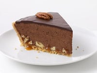 Photo de la Recette: Tarte Veloutée au Chocolat et aux Pacanes Confites