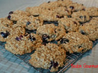 Photo de la Recette: Biscuits Moelleux à L'avoine et Bleuets