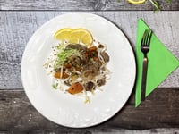 Photo de la Recette: Boeuf à Fondu sur un Chop Suey aux Légumes