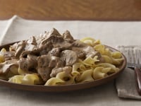 Photo de la Recette: Boeuf Stroganoff à la Mijoteuse (repas pour deux)