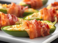 Photo de la Recette: Bouchées de Jalapenos Enrobées de Bacon