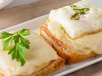 Photo de la Recette: Croque Oeuf sur le Plat et Fromage