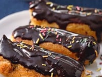 Photo de la Recette: Éclairs au Chocolat Noir Maison