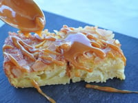 Photo de la Recette: Fondant aux Pommes Extra Fondant et Amandes Croquantes