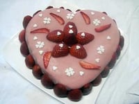 Photo de la Recette: Gâteau Coeur de Saint Valentin