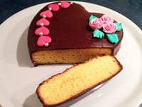 Photo de la Recette: Gâteau Saint Valentin