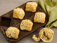 Photo de la Recette: Muffins aux Courgettes et au Fromage