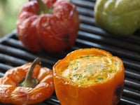 Photo de la Recette: Œufs Grillés dans des Poivrons Doux