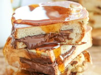 Photo de la Recette: Pains Dorés-Pancakes Fourrés au Nutella