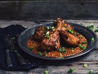 Photo de la Recette: Pilons de Poulet Mexicain au Chocolat