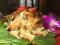 Photo de la Recette: Poulet Farci de Légumes et Fromage