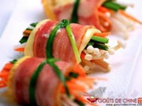 Photo de la Recette: Rouleaux aux Champignons et Bacon