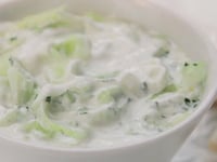 Photo de la Recette: Salade de Concombre à la Crème et à la Menthe