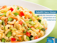 Photo de la Recette: Salade de Macaroni au Gingembre et à L’edamame