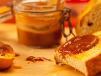 Photo de la Recette: SAUCE CARAMEL AU CAMEMBERT D’ICI