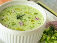 Photo de la Recette: Soupe Froide aux Concombres