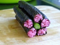 Photo de la Recette: Sushi Art Rolls (tuto) Fleurs