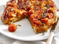 Photo de la Recette: TATIN DE TOMATES CERISES AU FROMAGE RÉSERVE LA PÉRADE