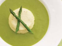 Photo de la Recette: Velouté d’asperges et son flan