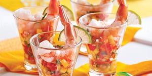 Crevettes Tomato-mango