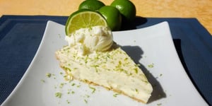 Key Lime Pie - Tarte à la Lime avec 5 ingrédients