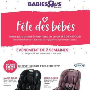 Image de la Promotion Circulaire Babies 