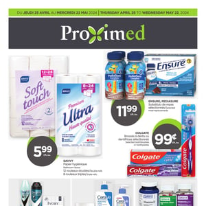 Image de la Promotion Circulaire Proxim - Proximed