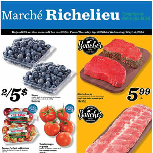 Image de la Promotion Circulaire Marché Richelieu