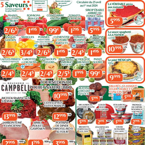 Image de la Promotion Circulaire Marché Le 5 Saveurs