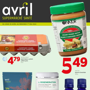 Image de la Promotion Circulaire Avril - Supermarché Santé