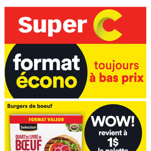 Image de la Promotion Circulaire Super C - Format Écono