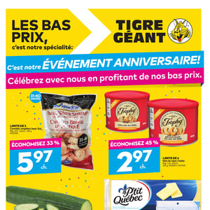 Image de la Promotion Circulaire Tigre Géant