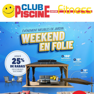 Image de la Promotion Circulaire Club Piscine Super Fitness