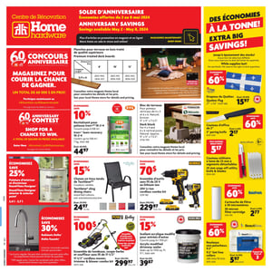 Image de la Promotion Circulaire Home Hardware - Centre de Rénovation