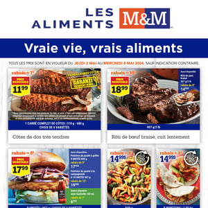 Image de la Promotion Circulaire Les Aliments M&M