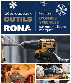 Première page de Circulaire Rona - Idées Cadeaux OUTILS