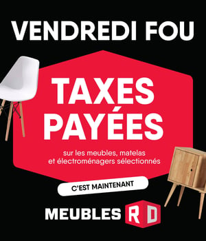 Première page de Circulaire Meubles RD - Vendre Fou Taxes Payées