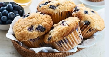 Muffins aux Bleuets et Babeurre sans Gluten