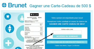 Concours BRUNET Gagner une Carte Cadeau de 500 $