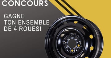 Concours Gagnez un ENSEMBLE DE 4 ROUES d'une valeur de 500 $ pour votre voiture !