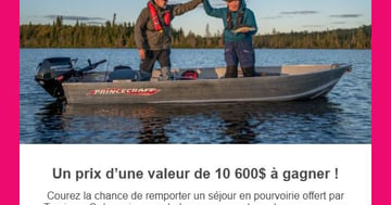 Concours Gagnez votre voyage de pêche en Outaouais !