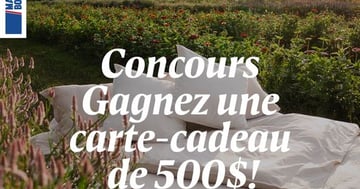 Concours Gagnez une carte-cadeau Matelas Bonheur d'une valeur de 500$!