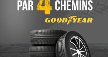 Concours 4 Ensembles de 4 Pneus Goodyear