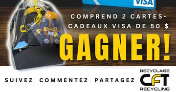 Concours Recyclage CFT - 100$ Visa à Gagner