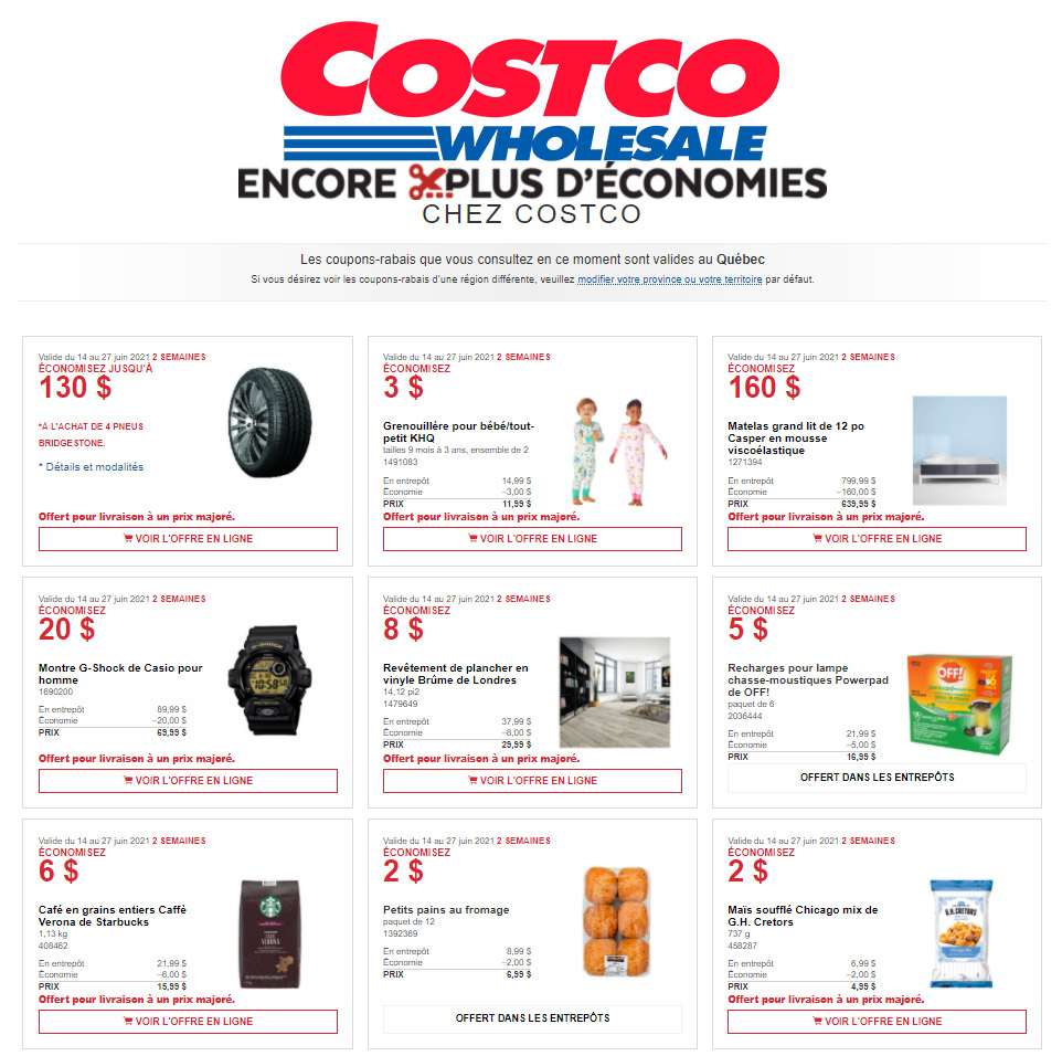 rabais voyage costco